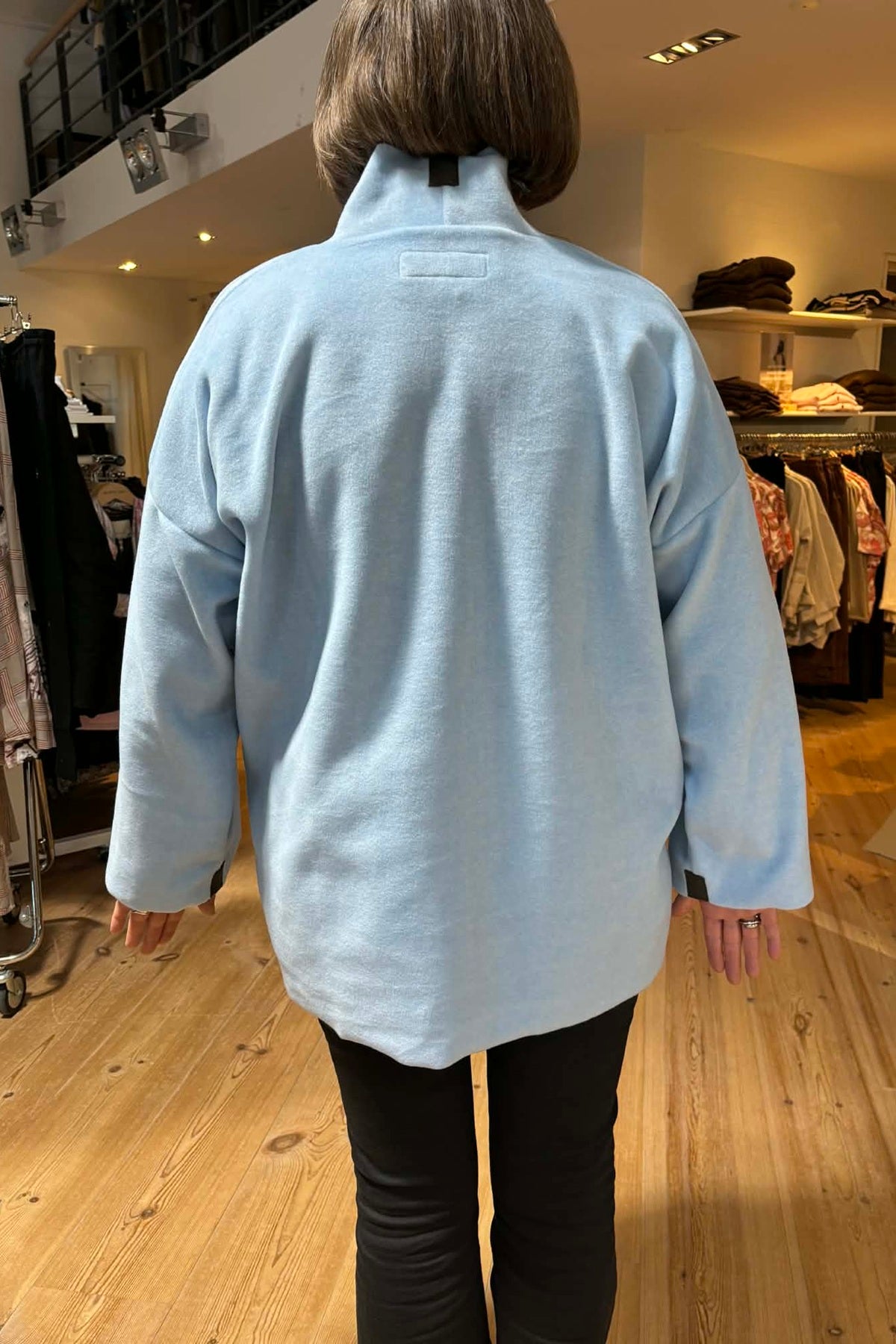 Henriette Steffensen  FLEECE PULLOVER 1370, BABY BLUE