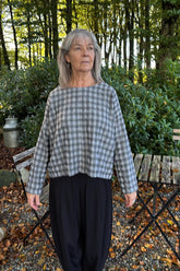 Thing BLOUSE WIDTH 7303 L/S, SILVER