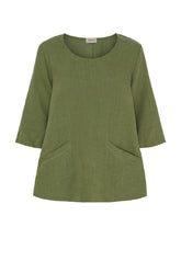 Thing bluse i hør 7022, Herb