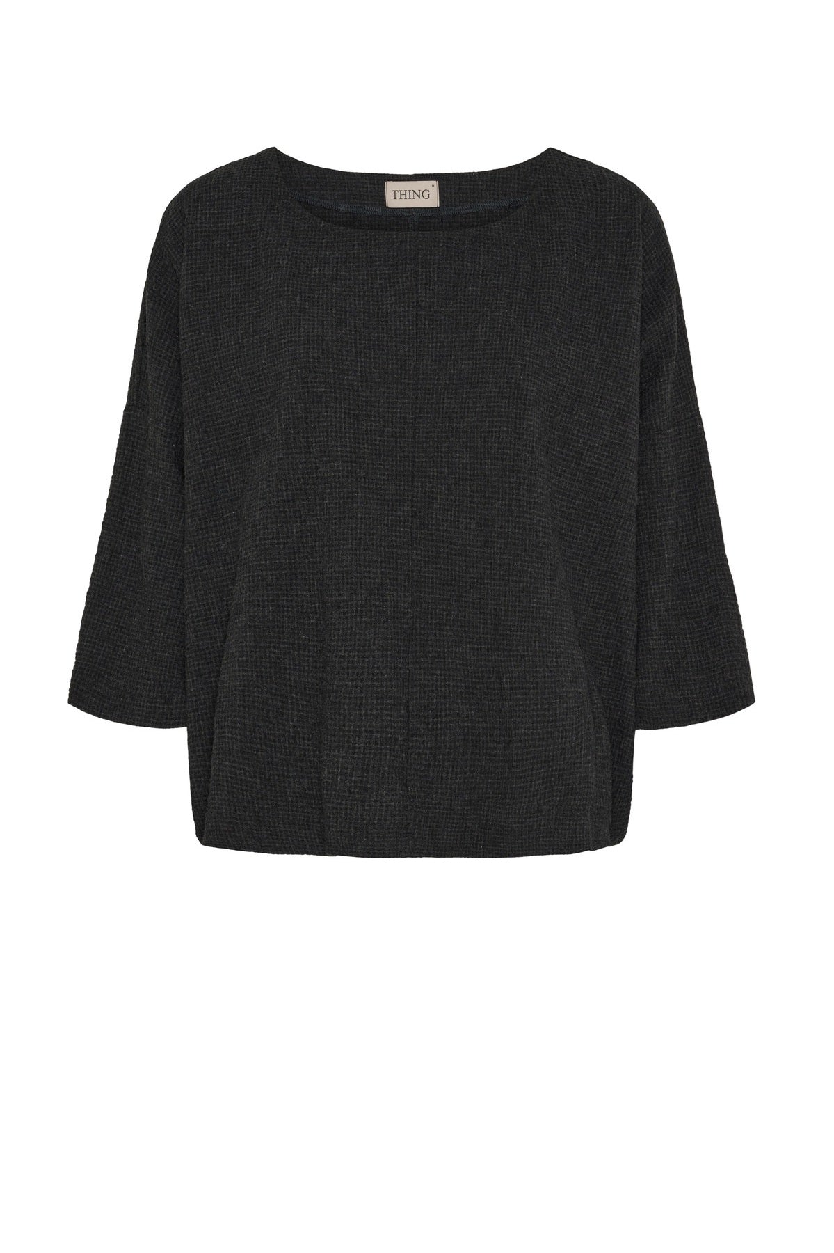 Thing bred bluse 7073, Anthracite