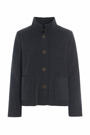 Henriette Steffensen  FLEECE JACKET 7164, SOFT BLACK