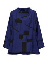 Trine Kryger Simonsen BLOUSE LAFIA (752025), blue/black