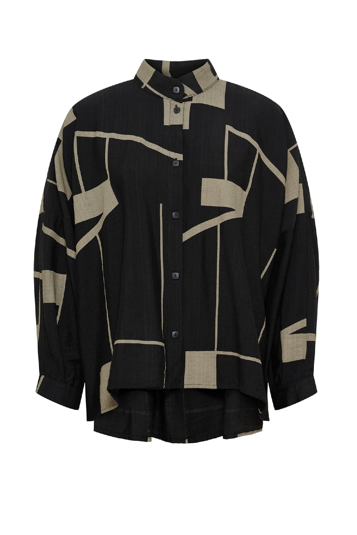 Trine Kryger Simonsen SHIRT TARO (752040), black/golden khaki