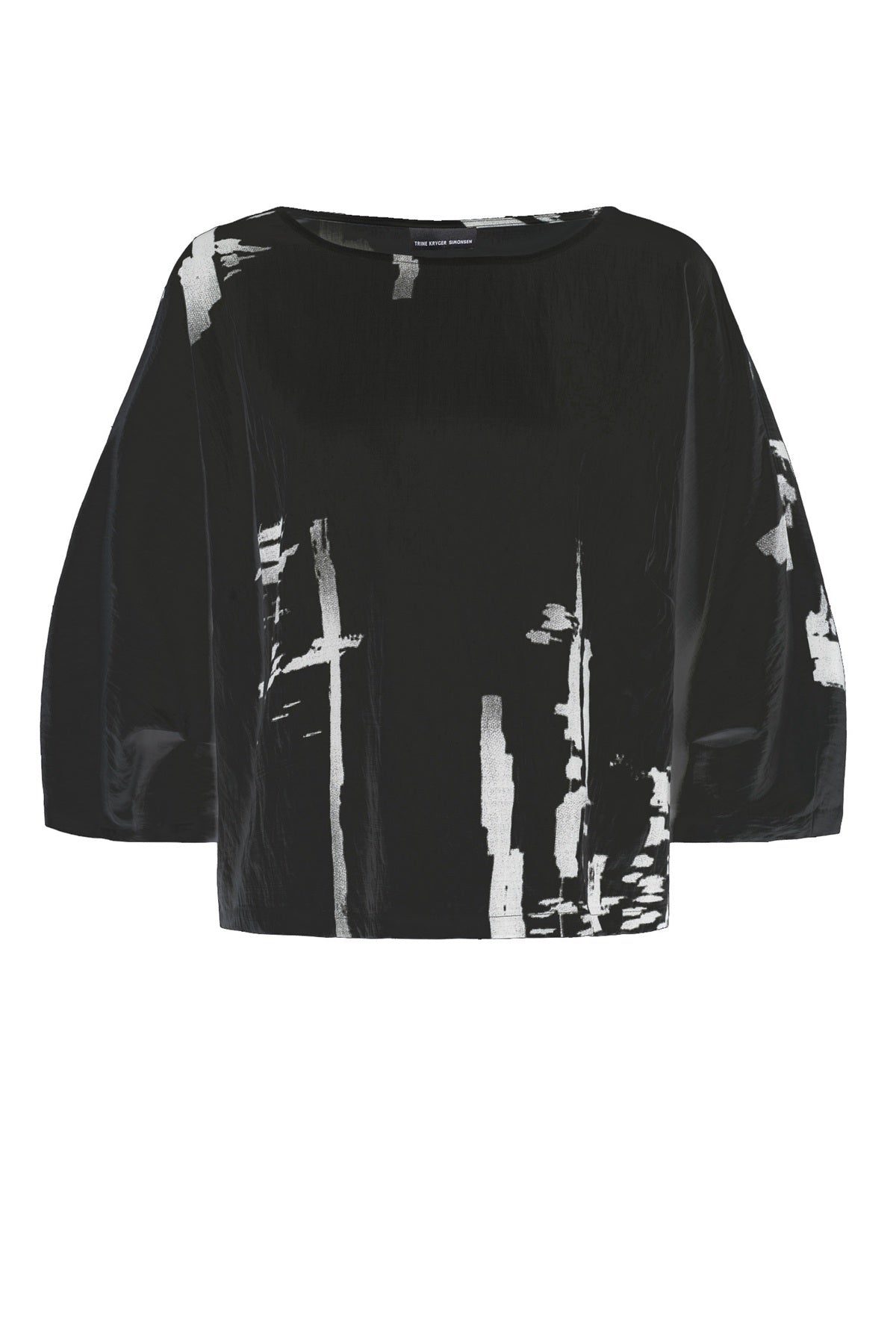 Trine Kryger Simonsen ZOLA BLOUSE (802535), black/light grey