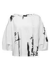 Trine Kryger Simonsen ZOLA BLOUSE (802535), white/black