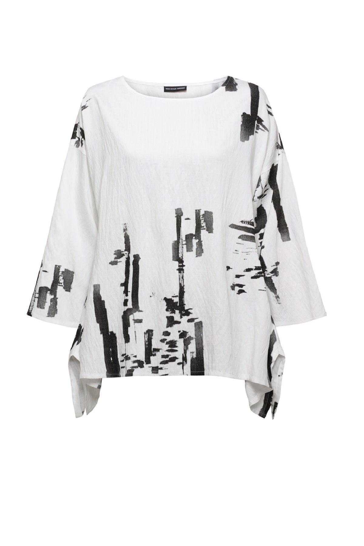 Trine Kryger Simonsen FILUCA BLOUSE (802540) white/black