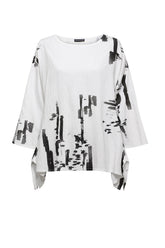 Trine Kryger Simonsen FILUCA BLOUSE (802540) white/black