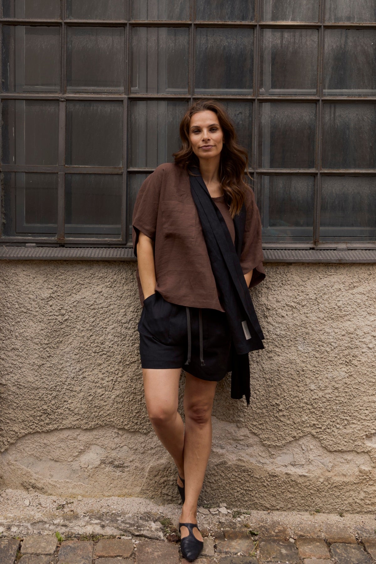 Henriette Steffensen  BLOUSE 81003, CHOCOLATE