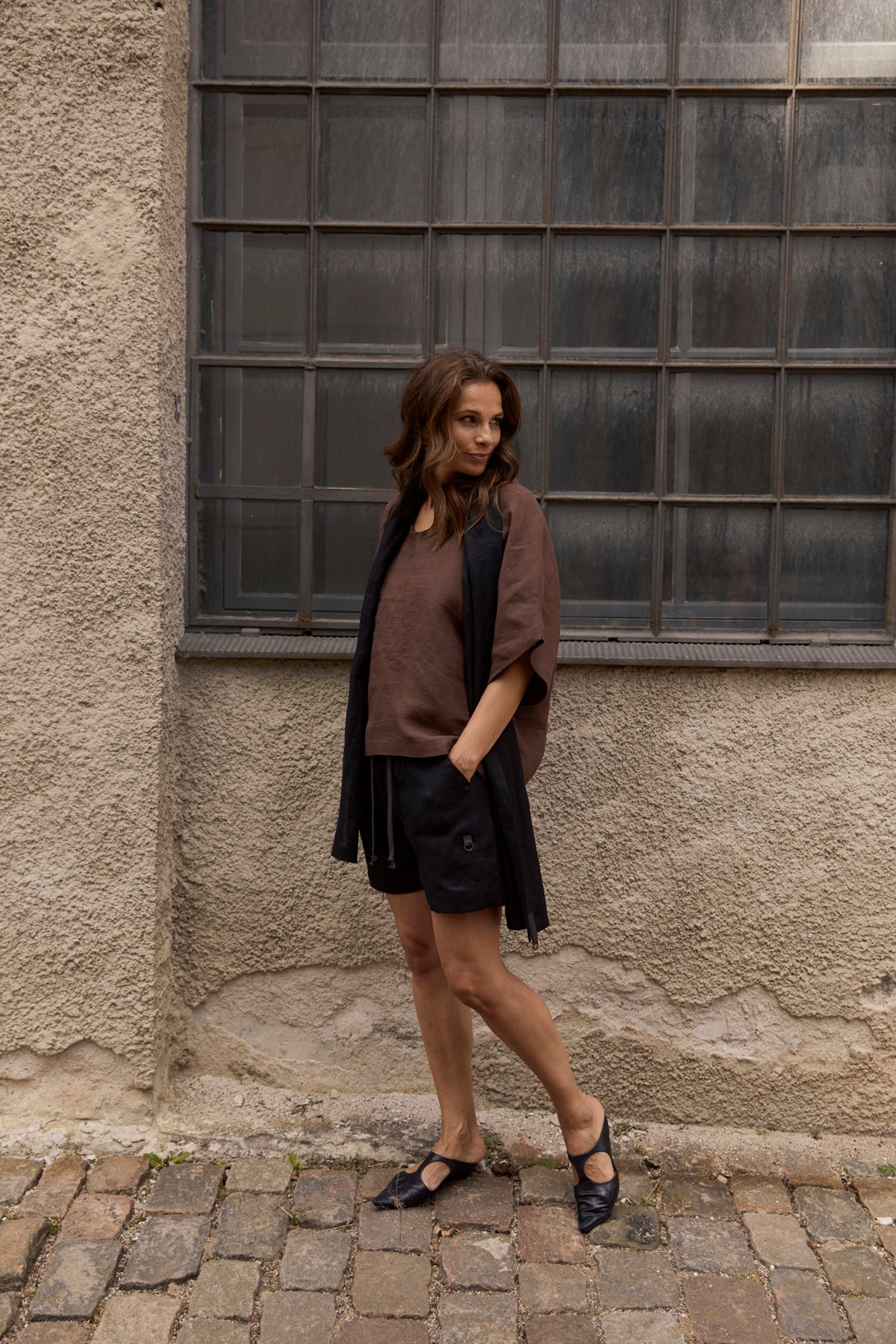 Henriette Steffensen  BLOUSE 81003, CHOCOLATE