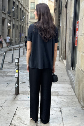NÜ Denmark Vaanya Oaklee Tee oversize, Black