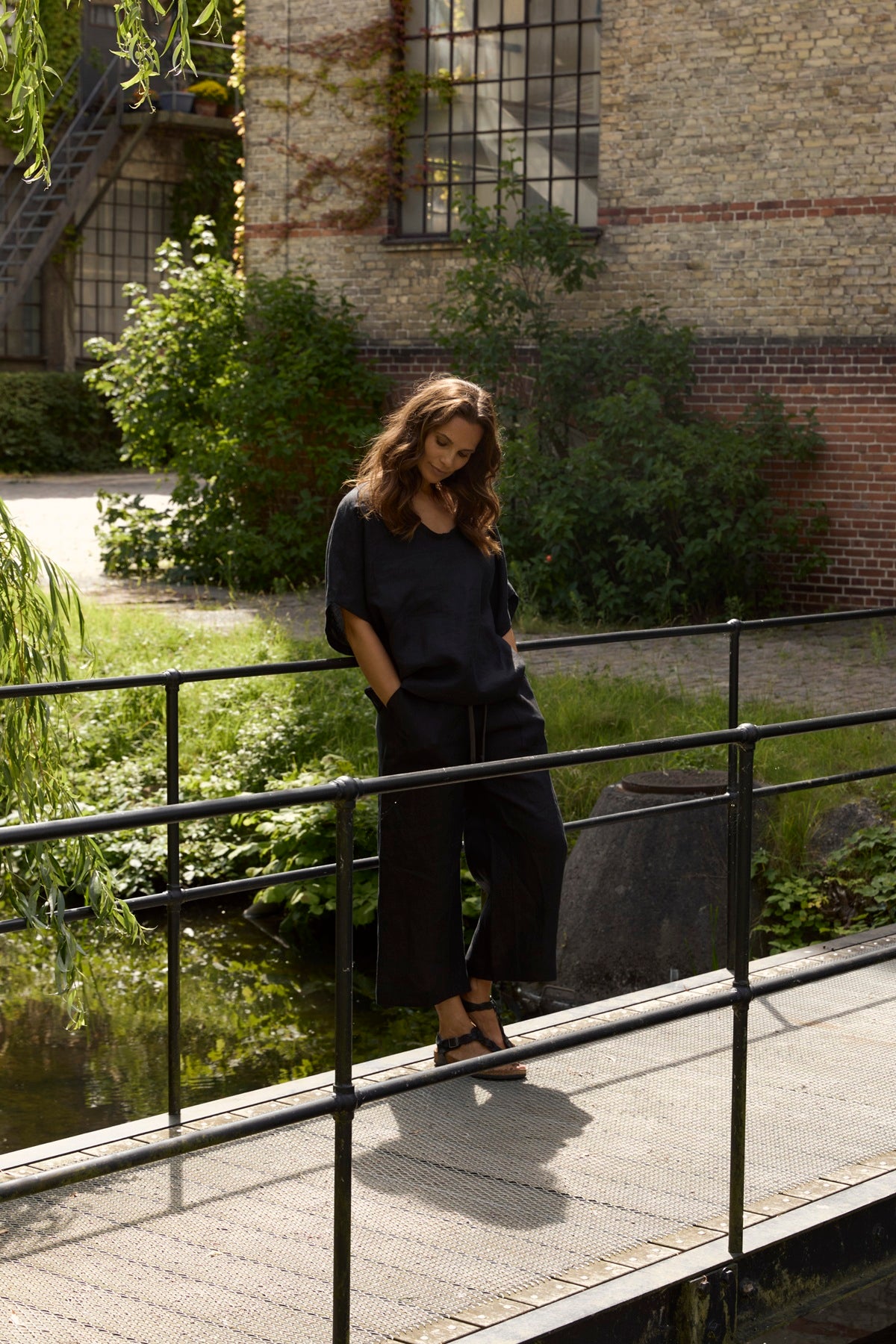 Henriette Steffensen 82000 TROUSERS 3/4, Black