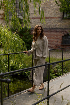 Henriette Steffensen 82000 TROUSERS 3/4, NATURE