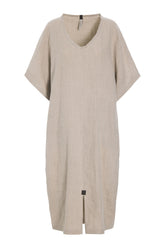 Henriette Steffensen 83001 LONG DRESS, NATURE