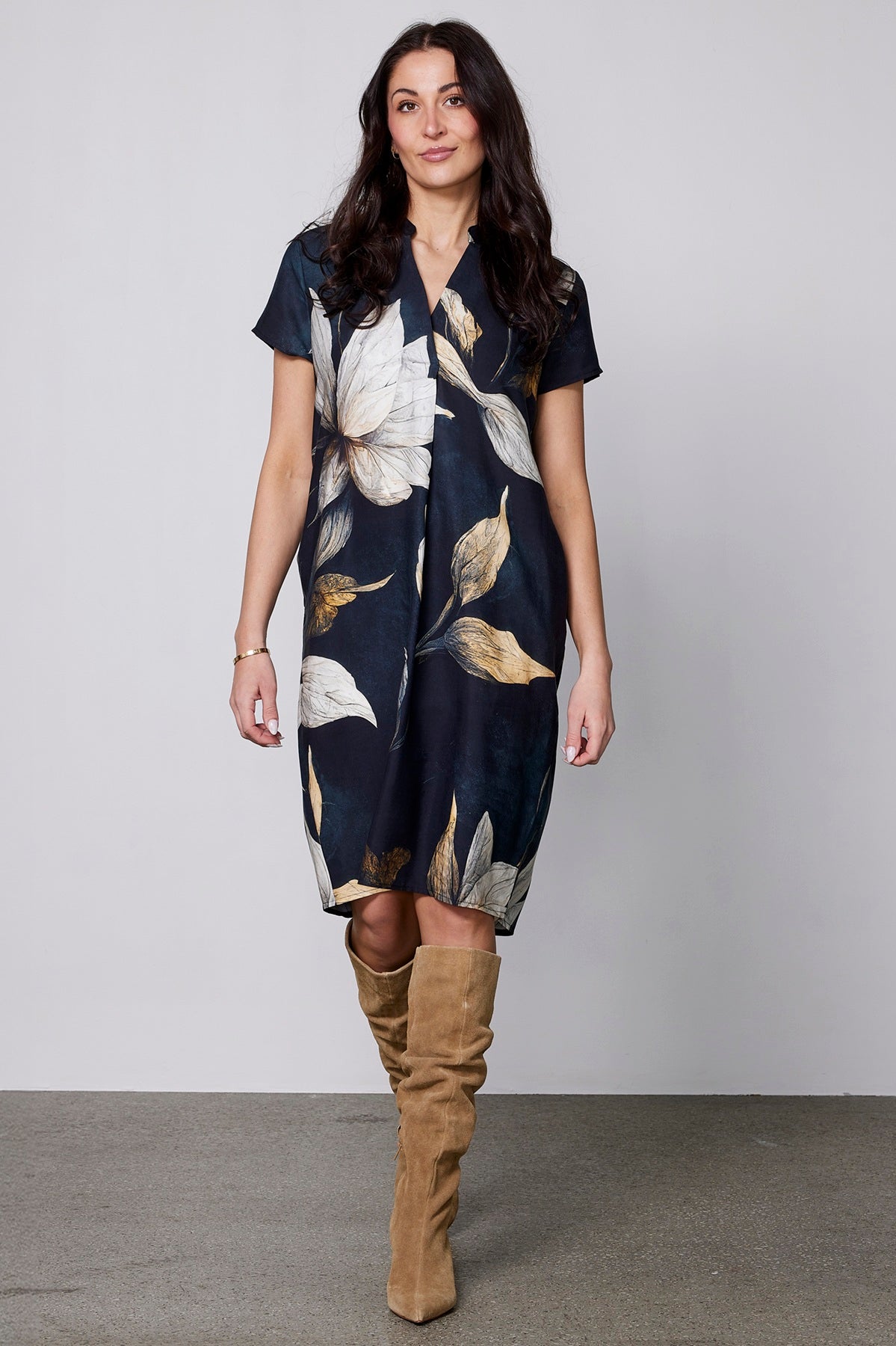 NÜ Denmark Zoya Dress s/s, Black mix