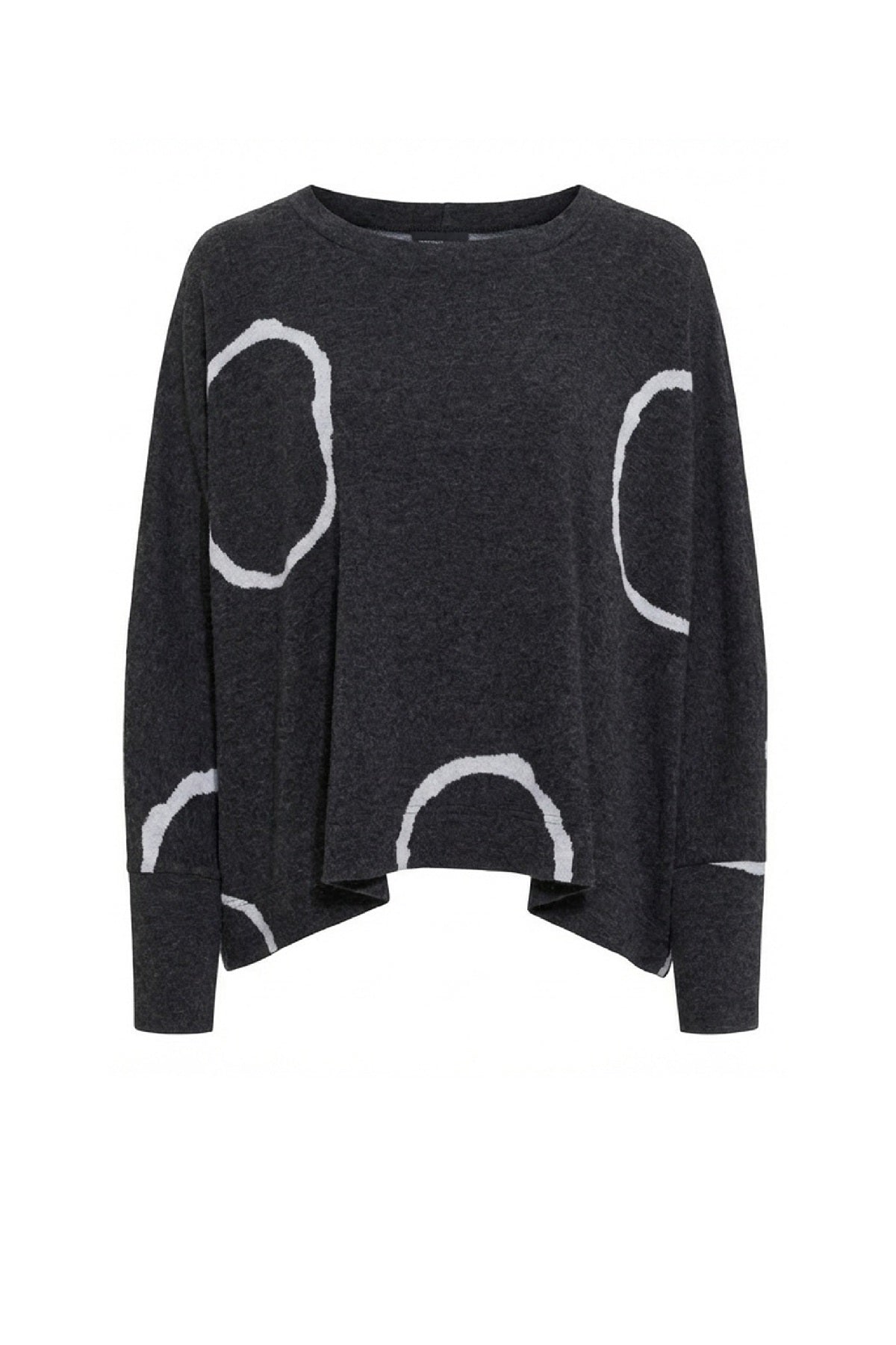 Trine Kryger Simonsen BLOUSE BARA (855510) anthracit/light grey