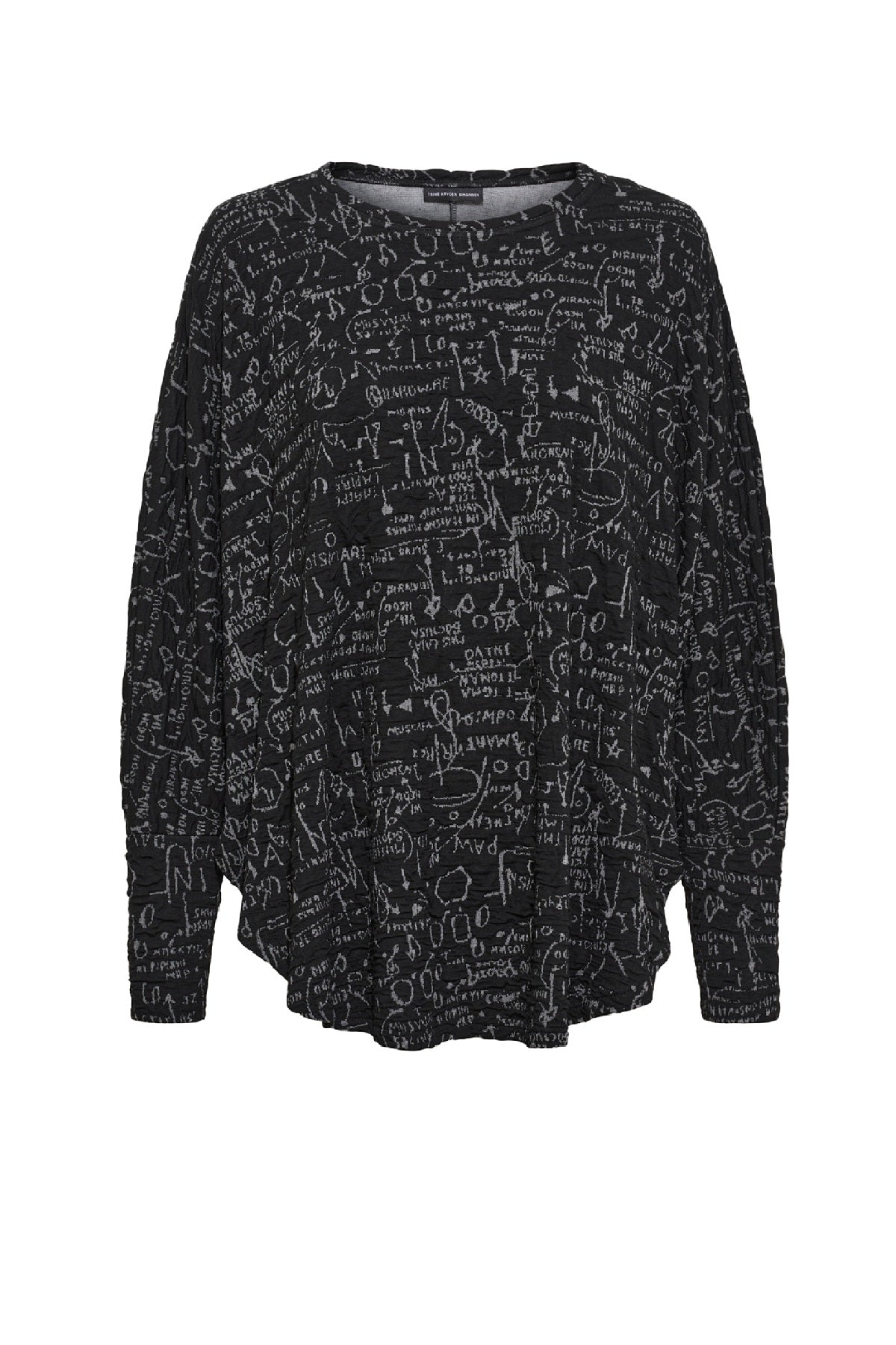 Trine Kryger Simonsen BLOUSE CORA (856520) black/grey