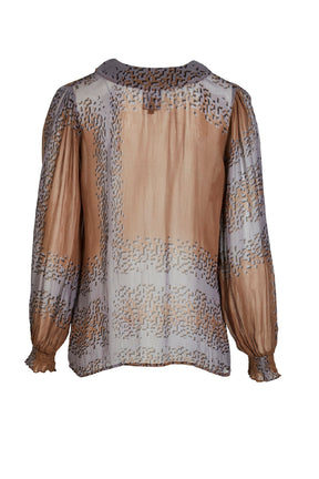 NÜ Denmark Bianca Blouse, Dark Earth mix