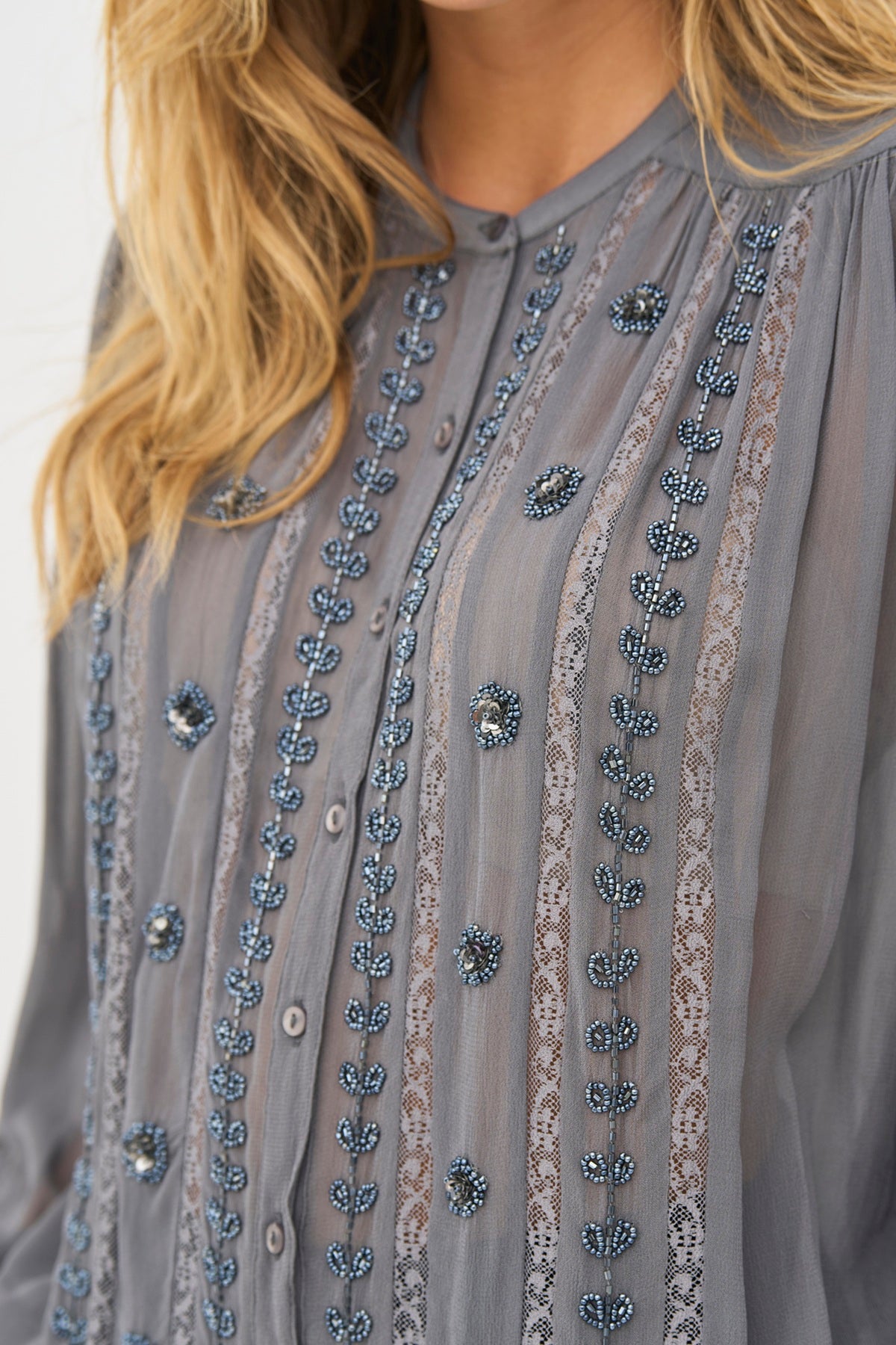 NÜ Denmark Bea Shirt, Iron grey