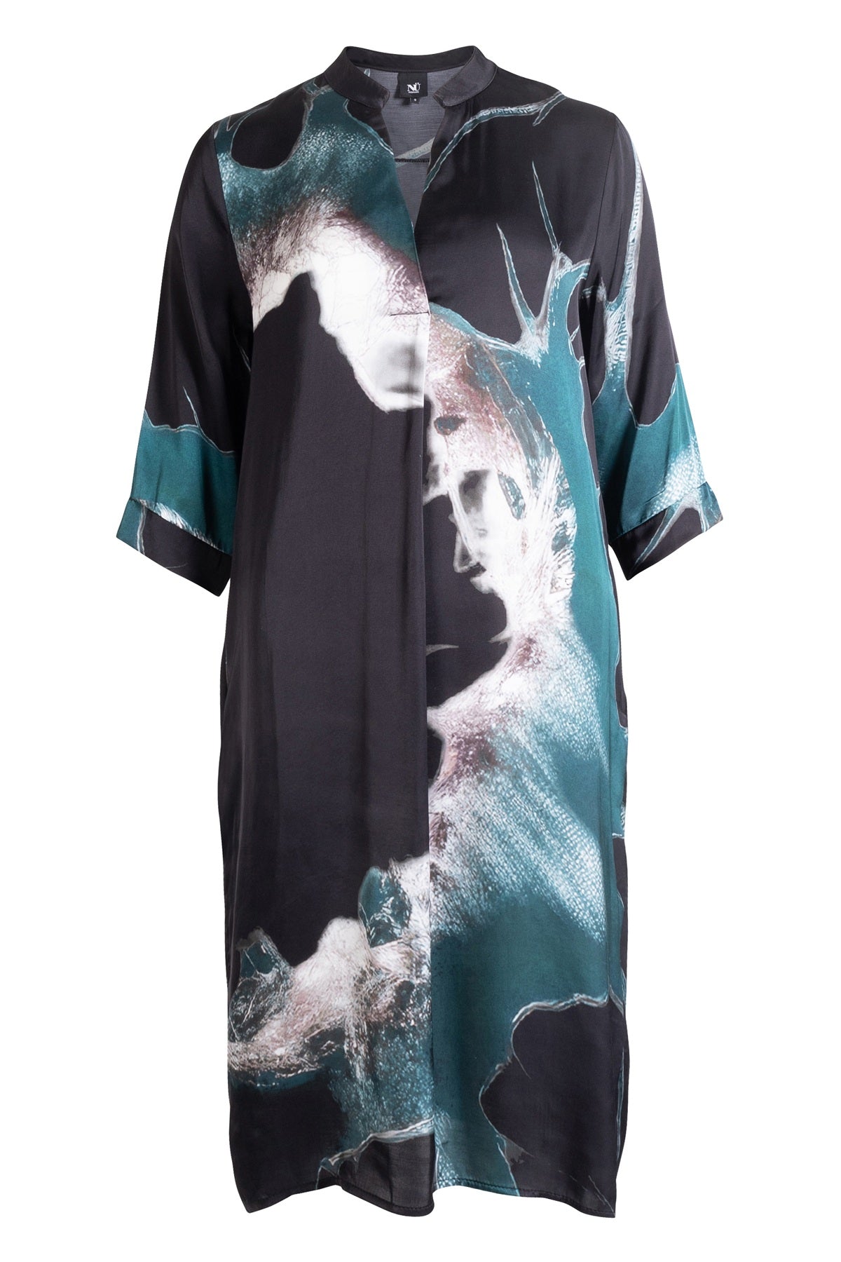 NÜ Denmark Babeth Tunic,  Petrol green mix