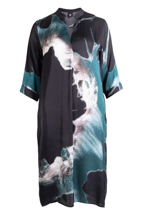 NÜ Denmark Babeth Tunic,  Petrol green mix