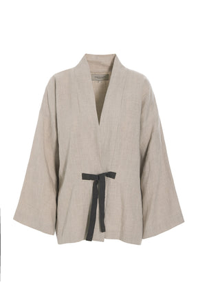 Henriette Steffensen 87000 KIMONO JACKET, NATURE