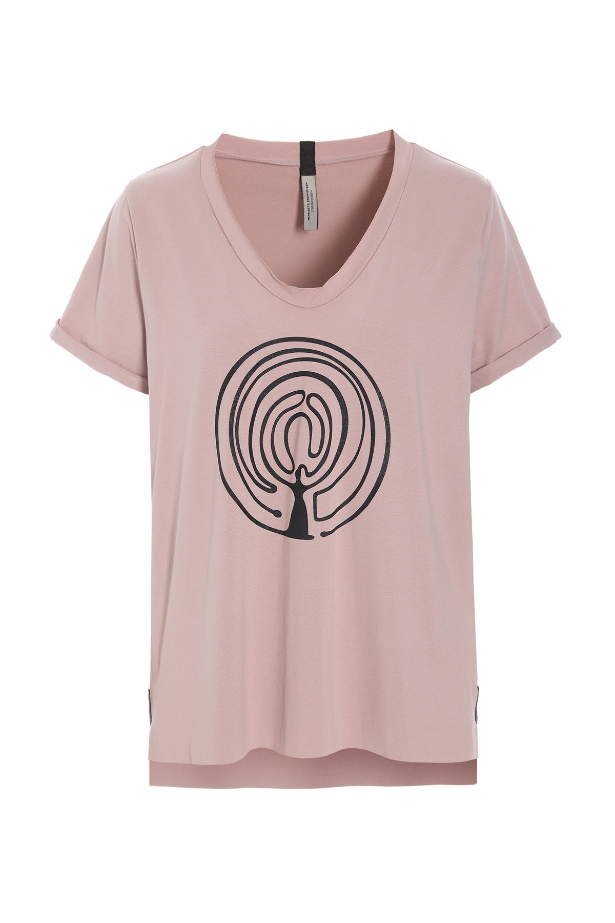 Henriette Steffensen 96105 EMBRACE V-NECK-TEE,  NUDE