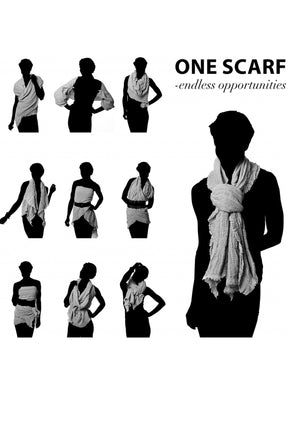 NÜ Denmark Hope Scarf, Dark Earth