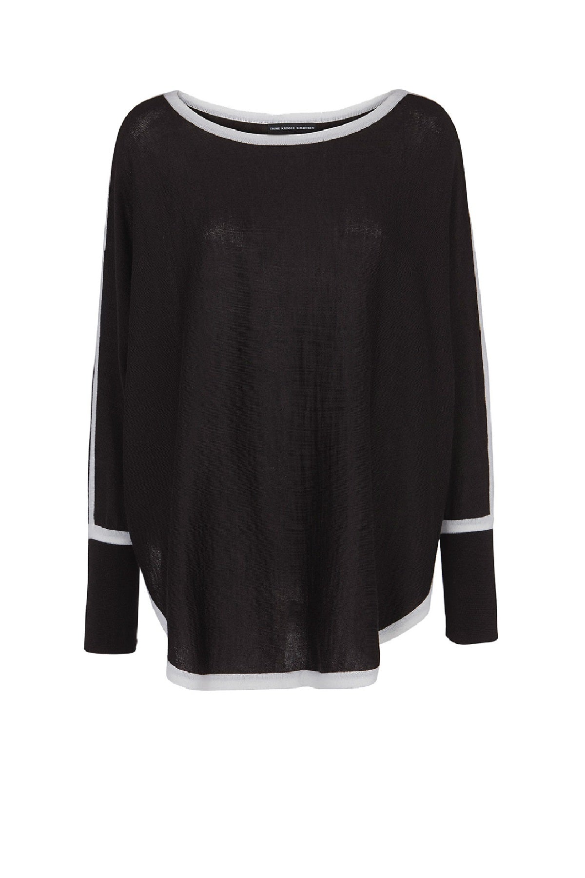 Trine Kryger Simonsen BLOUSE AMALIE (A3000) black/light grey