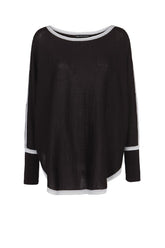 Trine Kryger Simonsen BLOUSE AMALIE (A3000) black/light grey