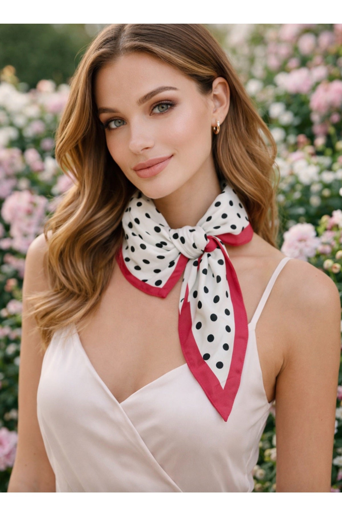 Just d´lux Small scarf B28-0154, Red