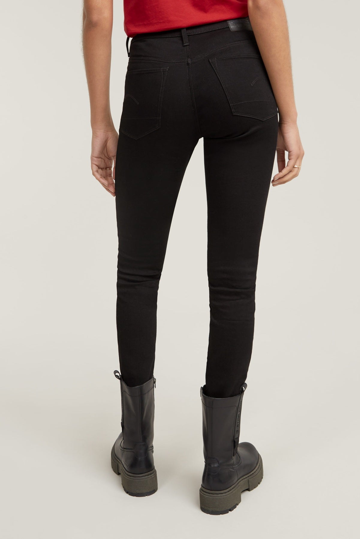 G-Star 3301 Skinny jeans, pitch black
