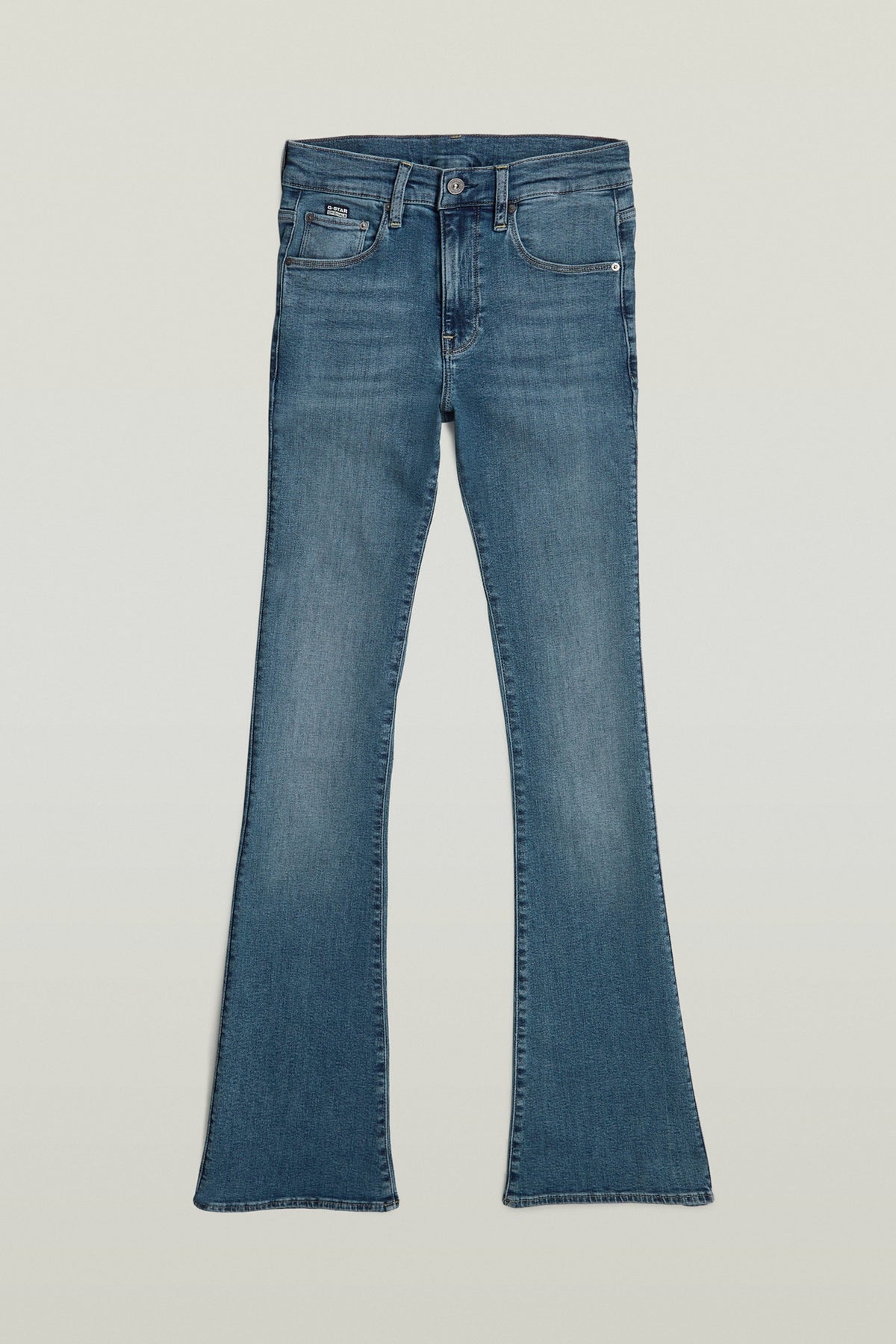 G-Star 3301 Flare Jeans, faded icy blue