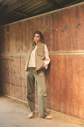 Humble by Sofie NICOLEHBS VEST, Beige combi