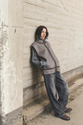 Humble by Sofie MILEYHBS VEST, light brown combi