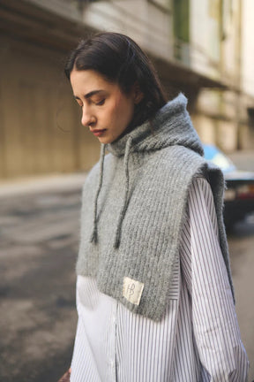 Humble by Sofie MAZIEHBS HOOD, Grey melange