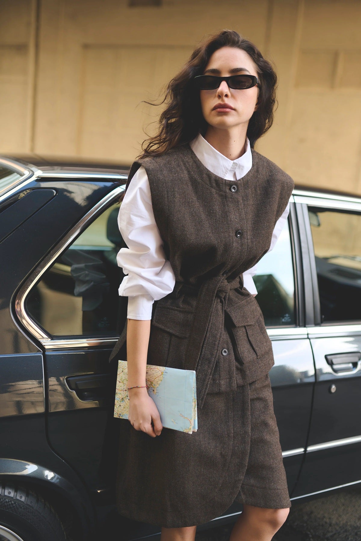 Humble by Sofie MARGOTHBS VEST, Brown combi