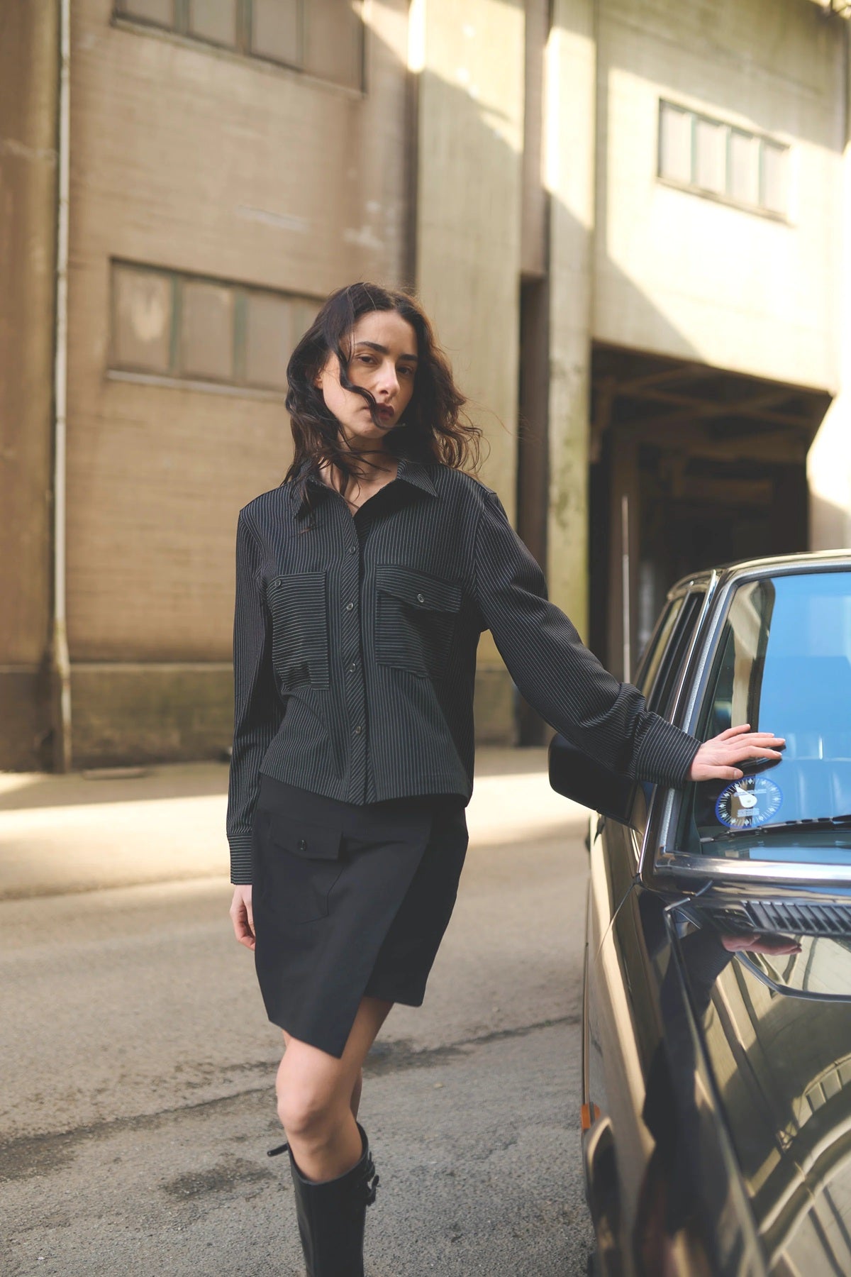 Humble by Sofie MYAHBS SHIRT, Black combi