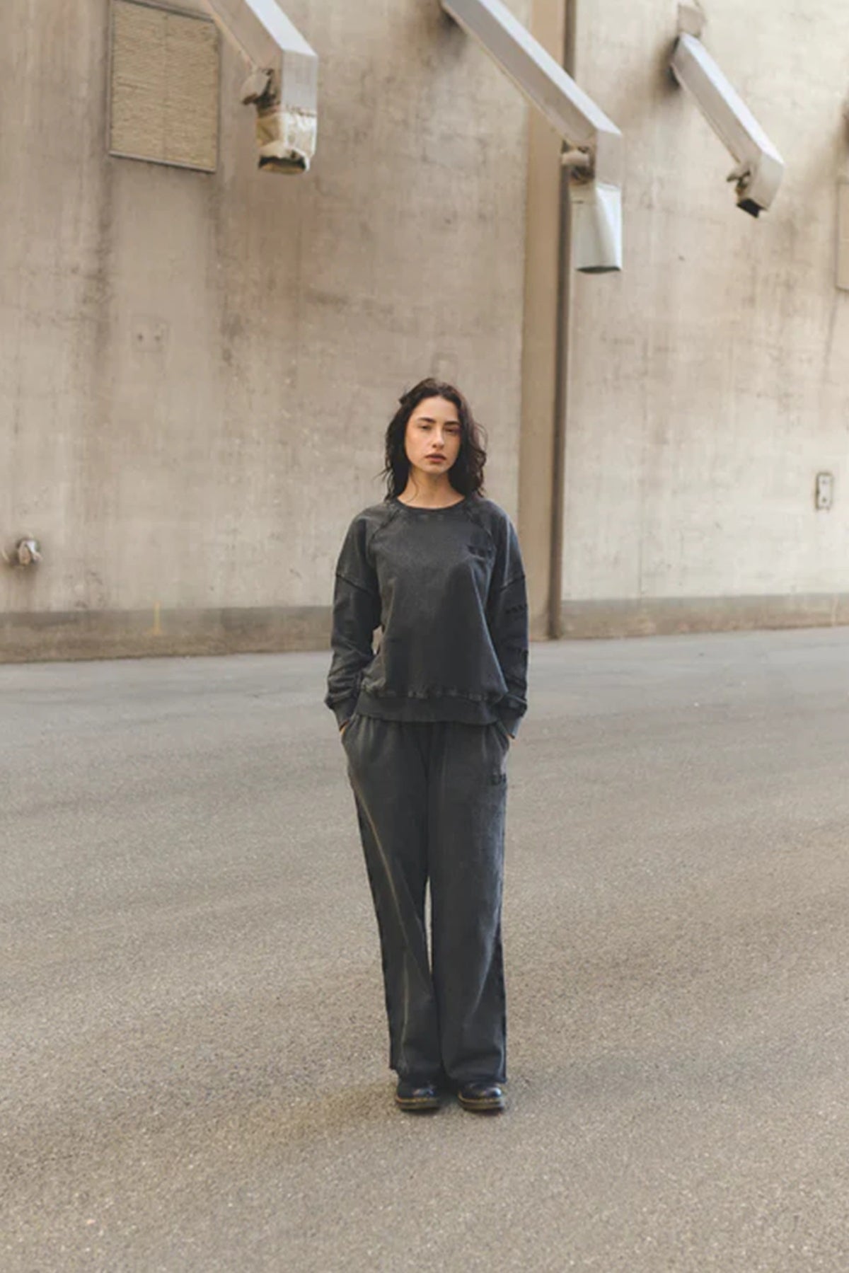 Humble by Sofie MIKKOHBS SWEATSHIRT, Dark grey