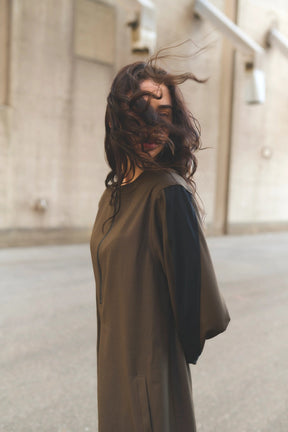 Humble by Sofie MENDYHBS DRESS, Brown combi