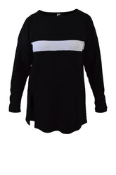 E Avantgarde Blouse 14531-9901, Black/White