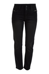 Marc Lauge Gussi Denim Jeans, Black Denim