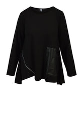 My Soul Cartoon bluse  0153, Plain Black