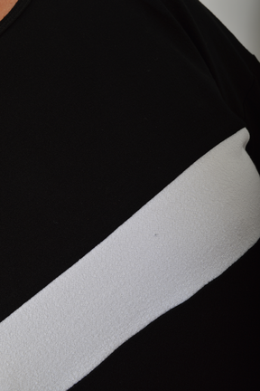 E Avantgarde Blouse 14531-9901, Black/White