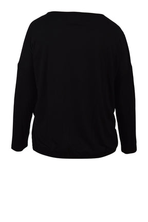 My Soul  Lady bluse 0162, Plain Black