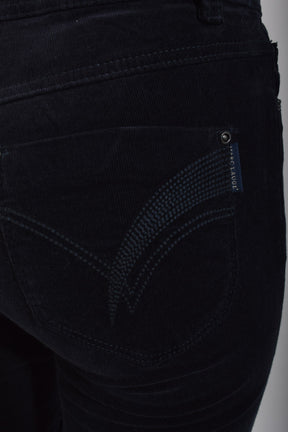 Marc Lauge Luna Baby Cord Jeans, Dark Blue