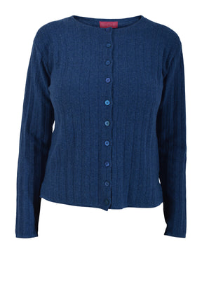 Nature of Knitwear SAPHO cardigan, Blue Twist