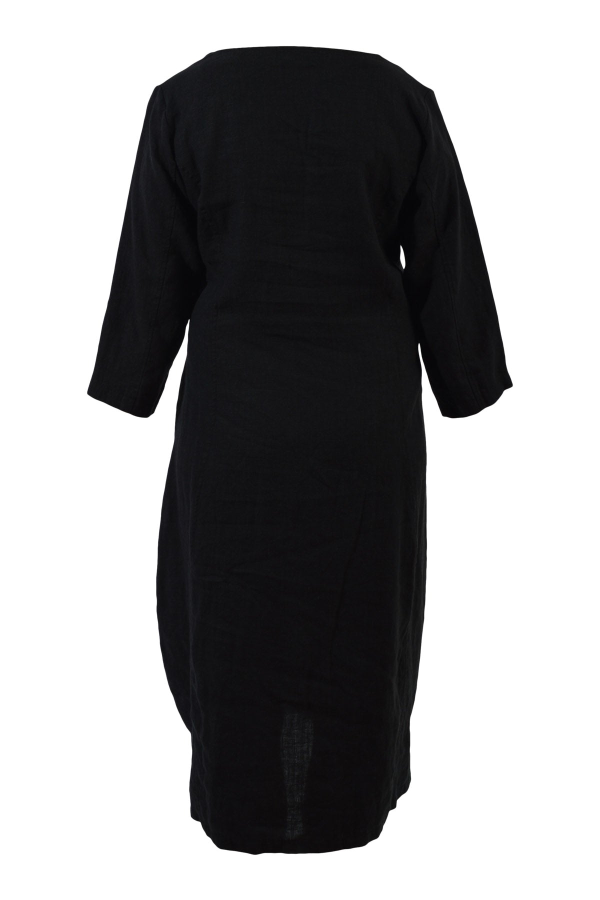 Thing kjole i hør 7026, Black