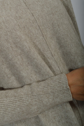 Piro strik N7084, barchetta-beige