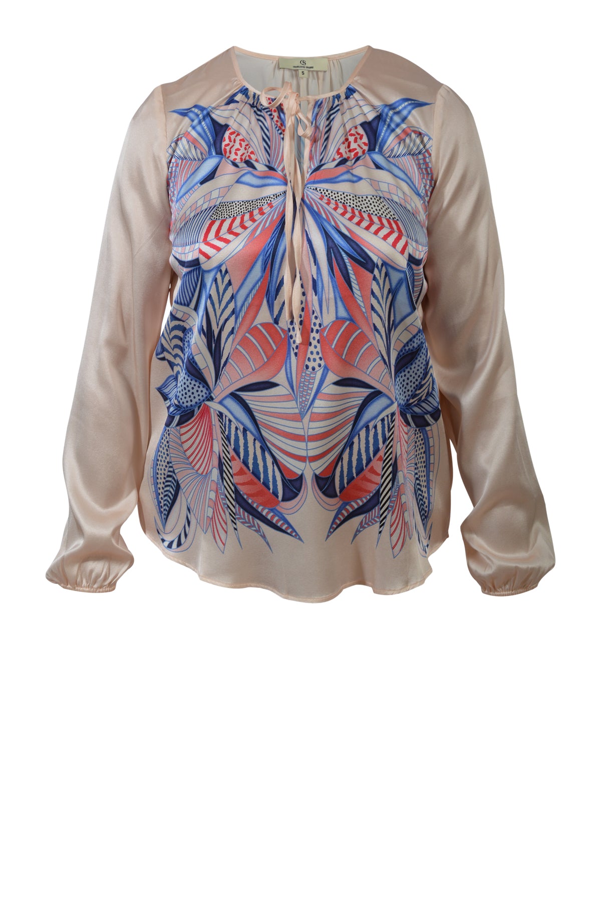 Charlotte Sparre  String Shirt 3358 Margot, Blue/red