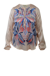 Charlotte Sparre  String Shirt 3358 Margot, Blue/red